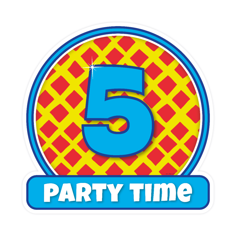 Happy decoratiebord - 5 jaar