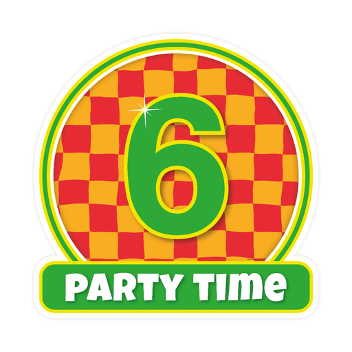 Happy decoratiebord - 6 jaar