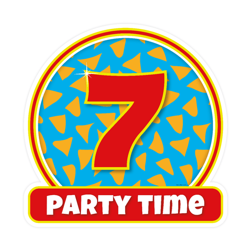 Happy decoratiebord - 7 jaar