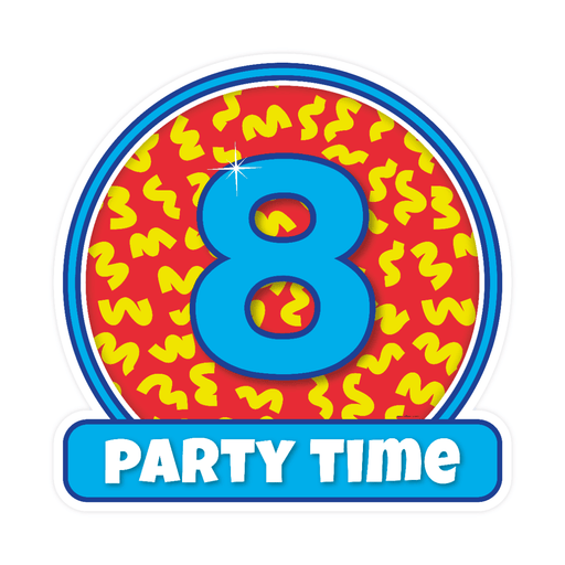 Happy decoratiebord - 8 jaar