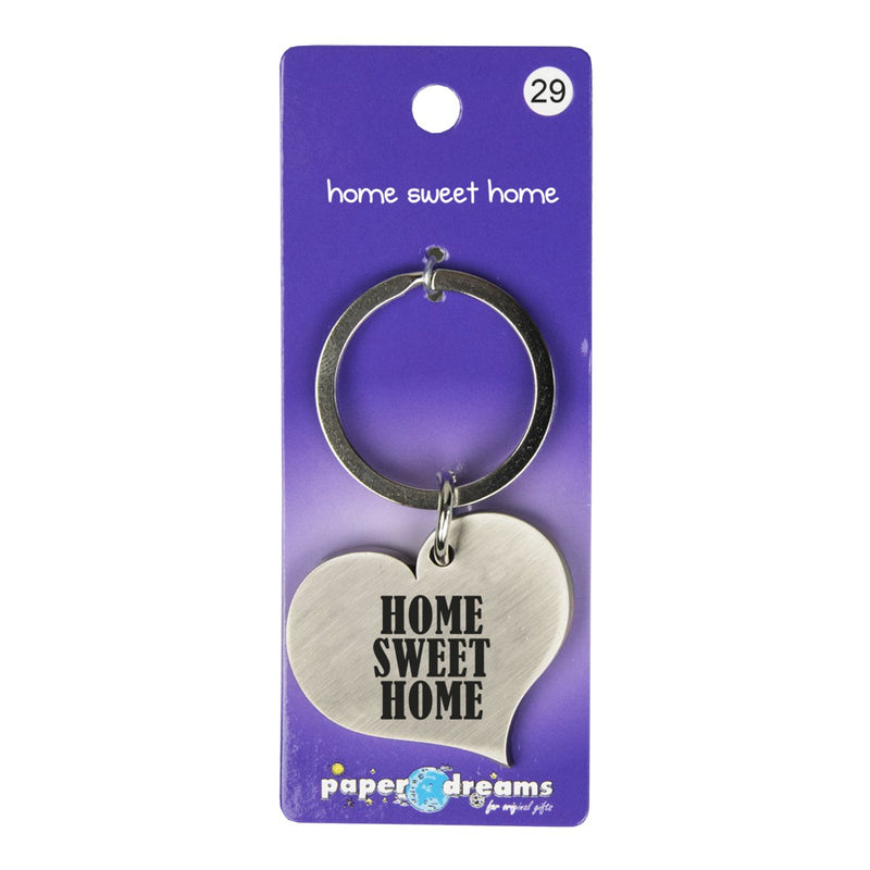 Hart sleutelhanger - Home sweet home