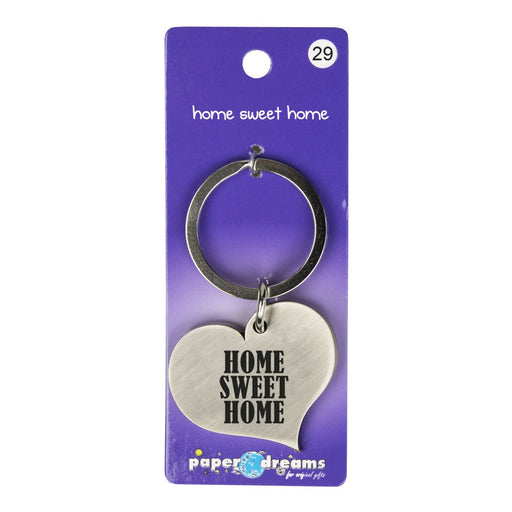 Hart sleutelhanger - Home sweet home