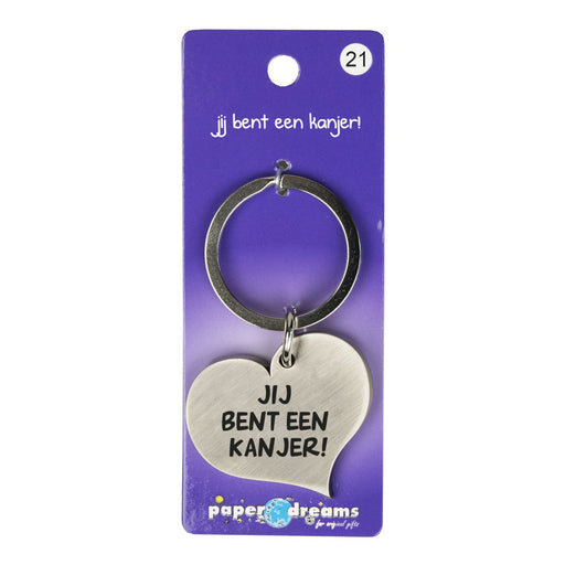 Hart sleutelhanger - Jij bent een kanjer