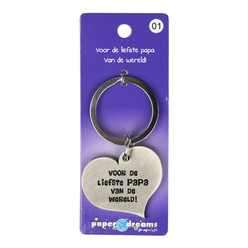 Hart sleutelhanger - Papa