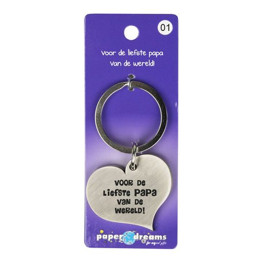 Hart sleutelhanger - Papa