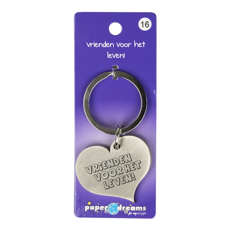 Hart sleutelhanger - Vrienden voor