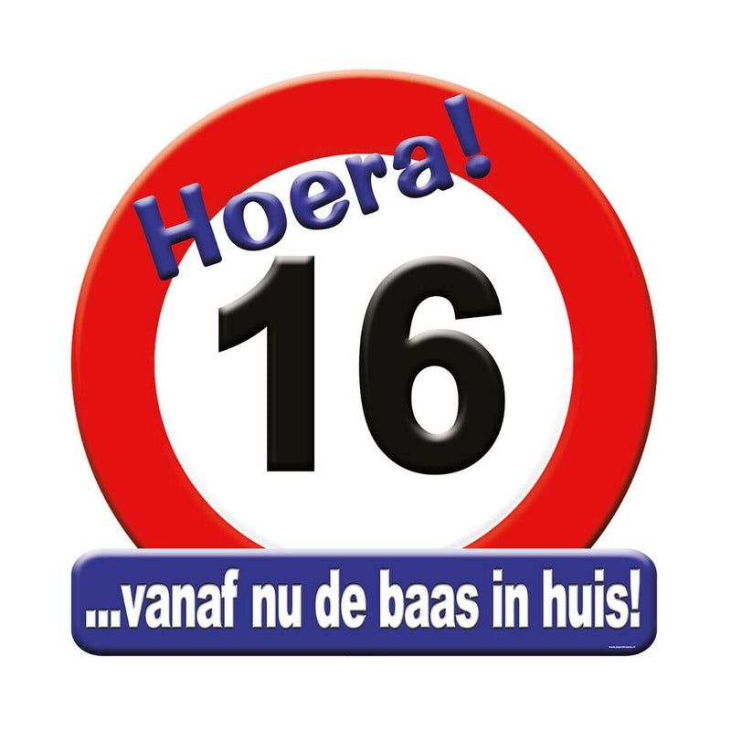 Huldeschild - 16 jaar