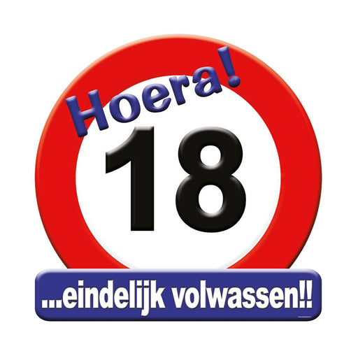 Huldeschild - 18 jaar