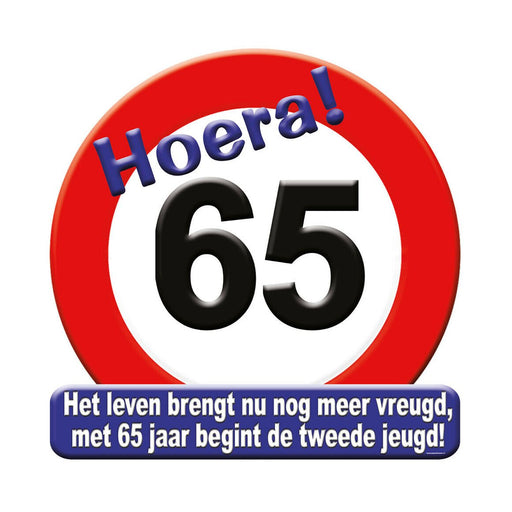 Huldeschild - 65 jaar