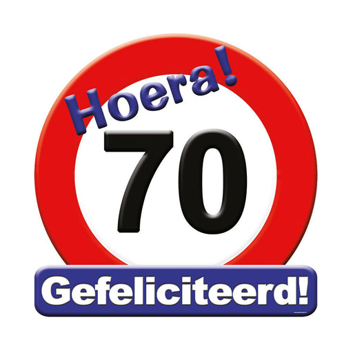 Huldeschild - 70 jaar
