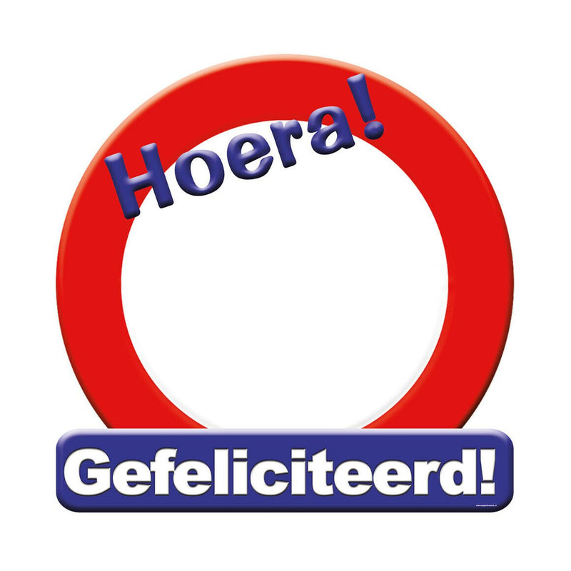 Huldeschild - Gefeliciteerd