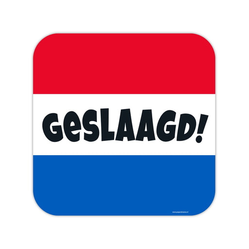 Huldeschild - Geslaagd rwb