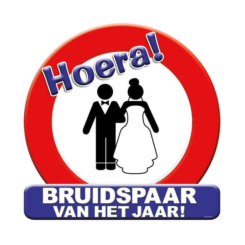 Huldeschild - Hulde bruidspaar