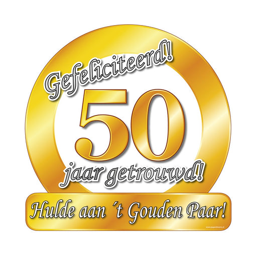 Huldeschild - Special - 50 jaar getrouwd