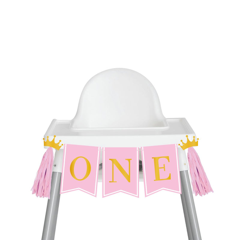 Kinderstoelslinger - First birthday girl