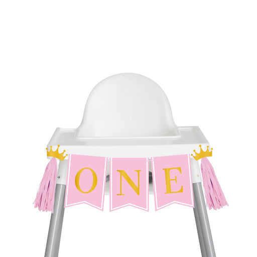 Kinderstoelslinger - First birthday girl
