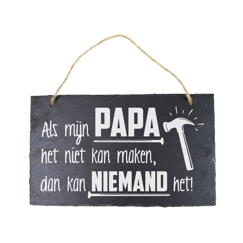 Leisteen - Als mijn Papa het niet kan maken