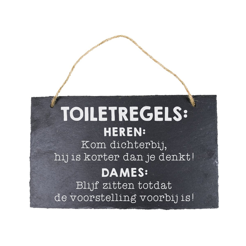 Leisteen - Toilet regels