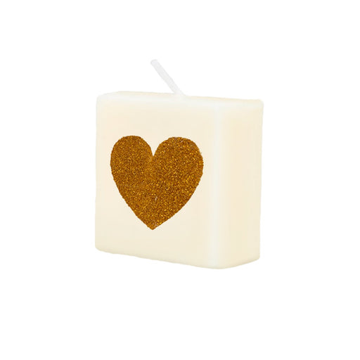 Letterkaarsje - Hart goud