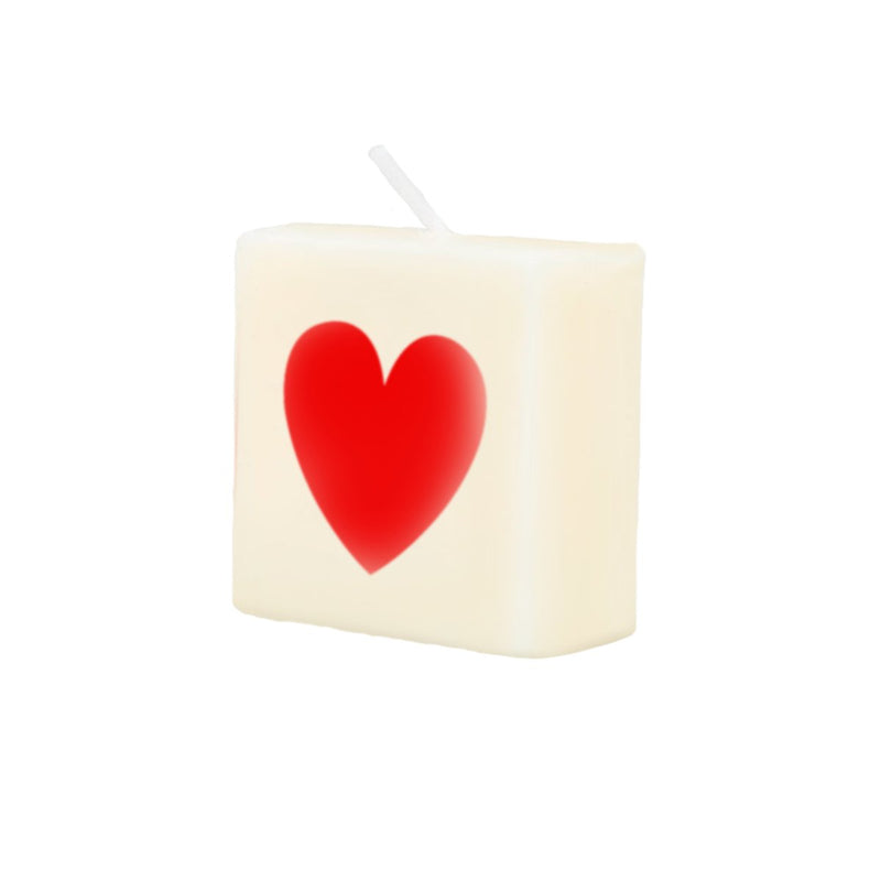 Letterkaarsje - Hartje rood