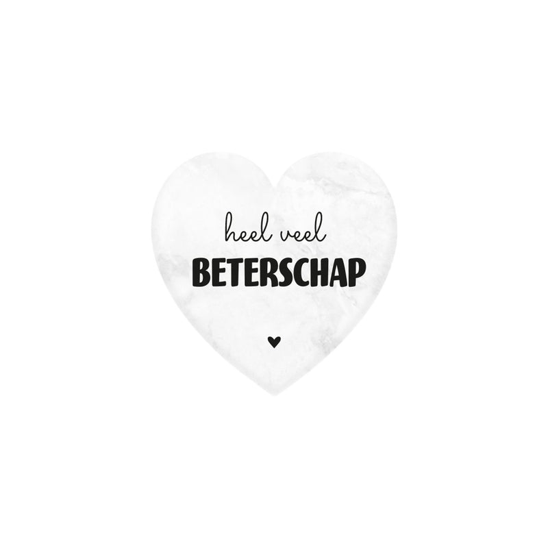 Marmeren hartje - Beterschap