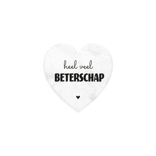 Marmeren hartje - Beterschap