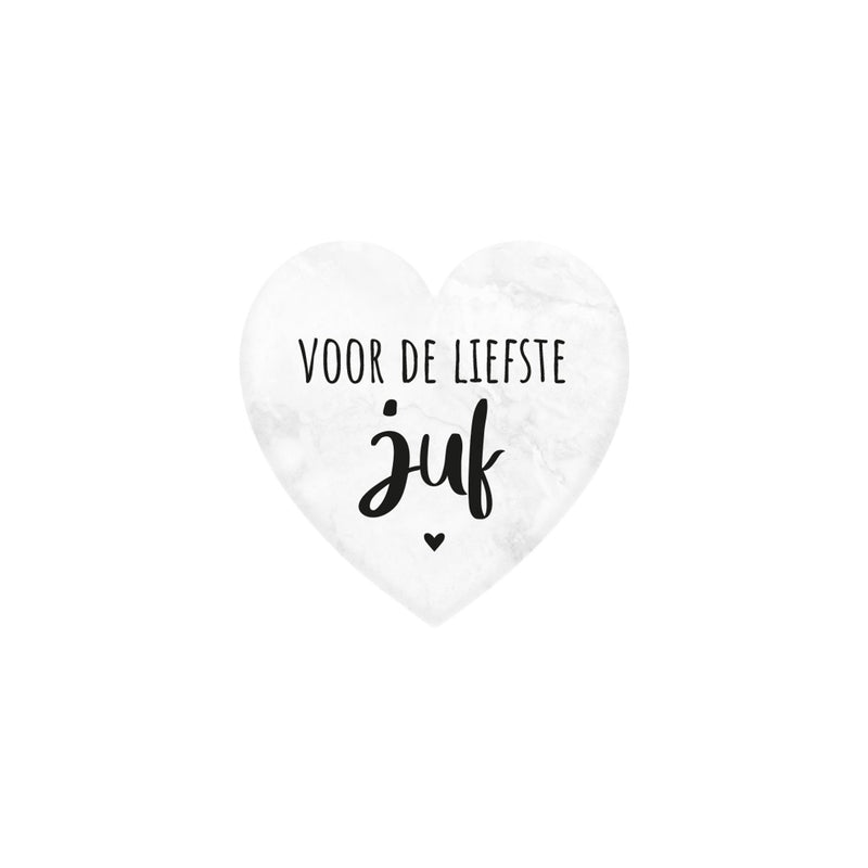 Marmeren hartje - Juf