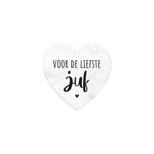 Marmeren hartje - Juf