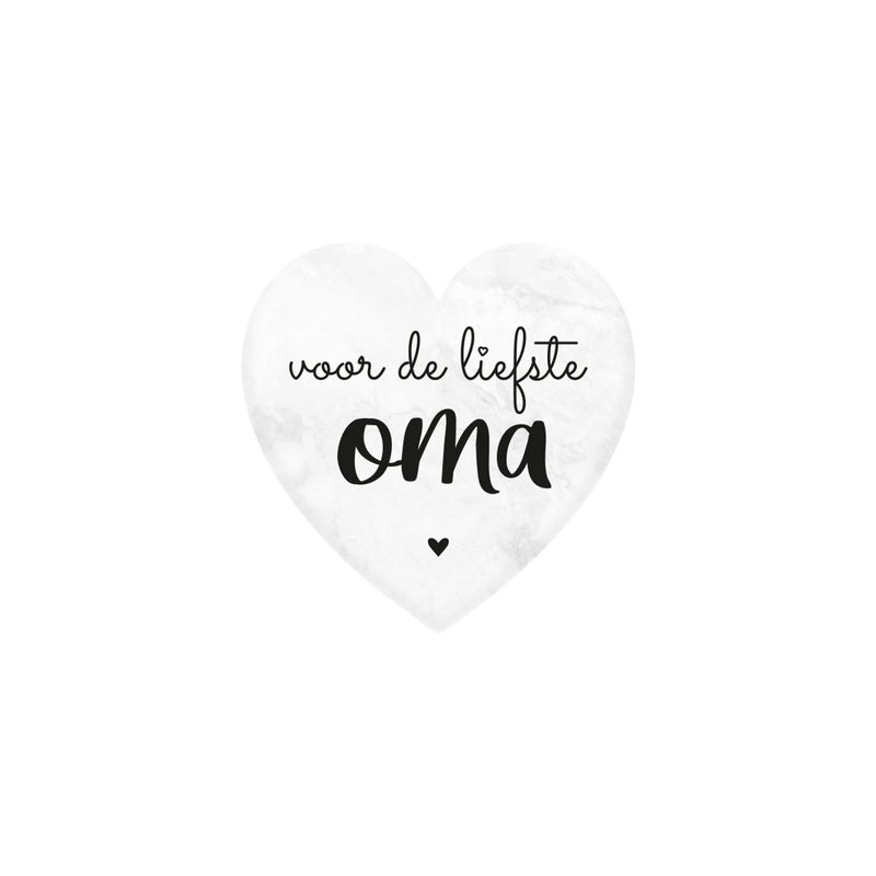 Marmeren hartje - Oma