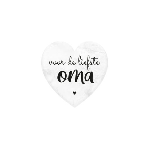Marmeren hartje - Oma