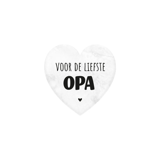 Marmeren hartje - Opa