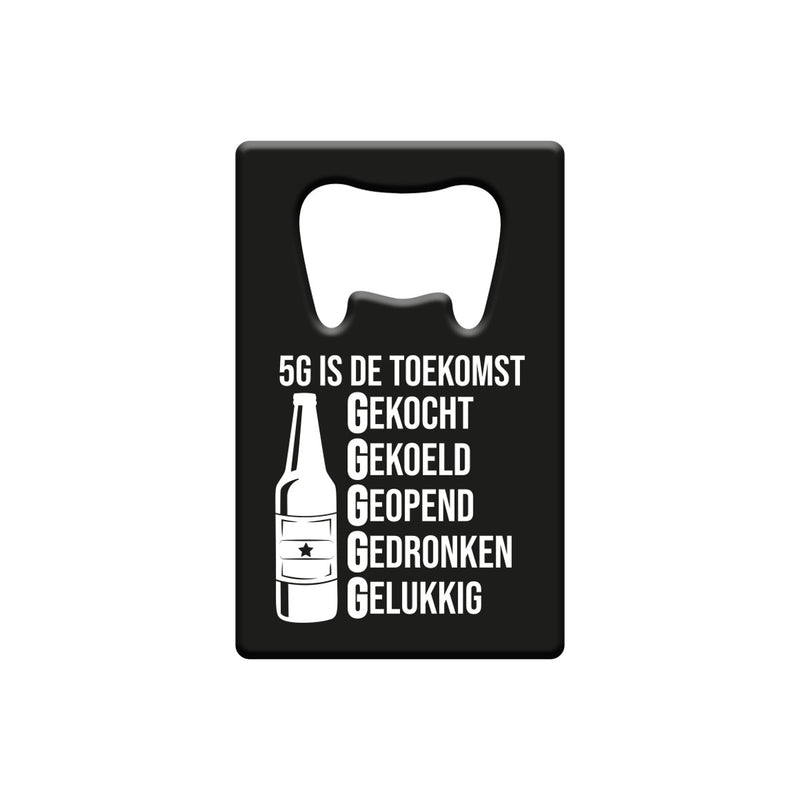 Metalen bieropener - 5G is de toekomst