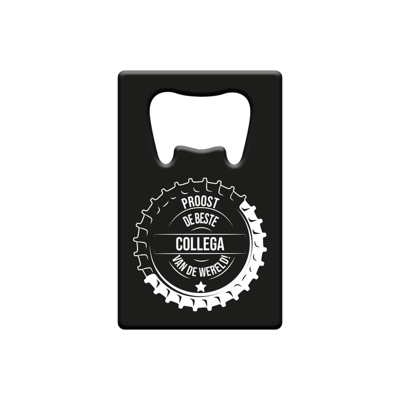 Metalen bieropener - Beste collega