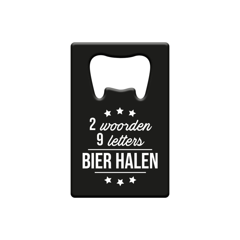 Metalen bieropener - Bier halen