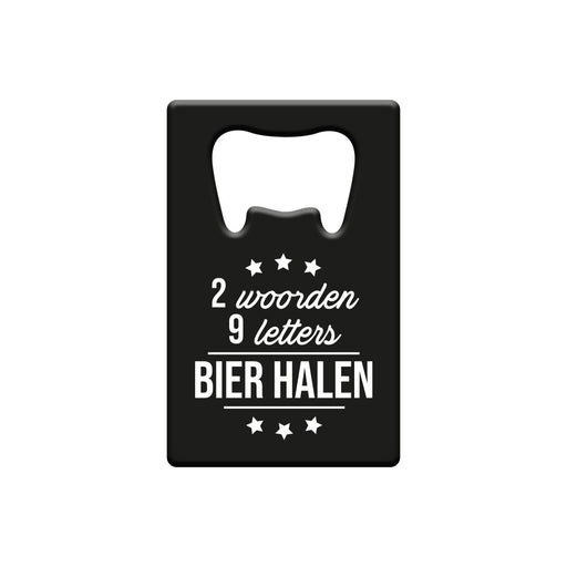 Metalen bieropener - Bier halen