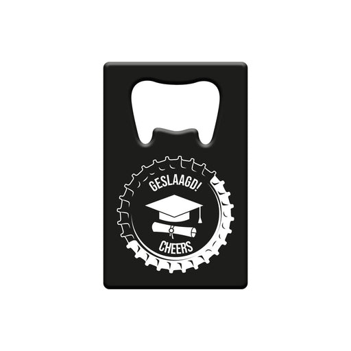 Metalen bieropener - Geslaagd school