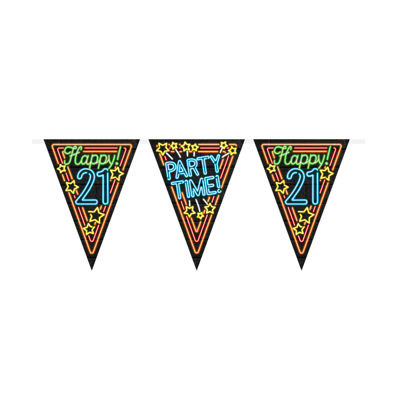 Neon vlaggenlijn - 21