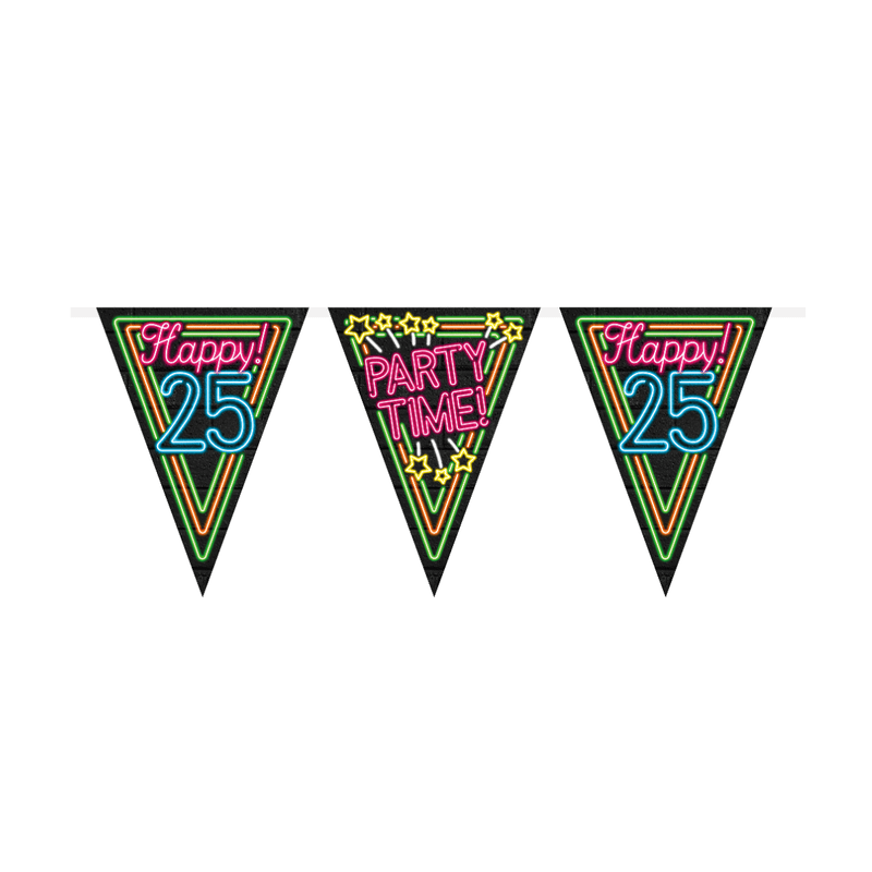 Neon vlaggenlijn - 25