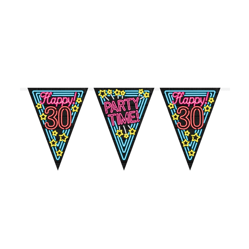Neon vlaggenlijn - 30
