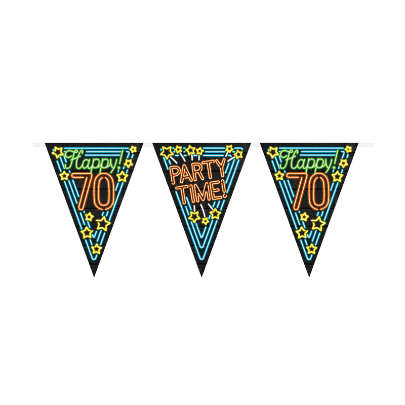 Neon vlaggenlijn - 70