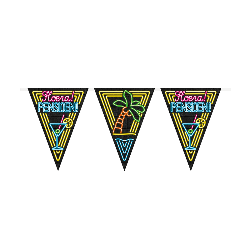 Neon vlaggenlijn - Pensioen