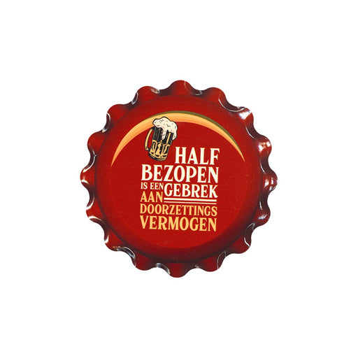 Onderzetter dop - Half bezopen