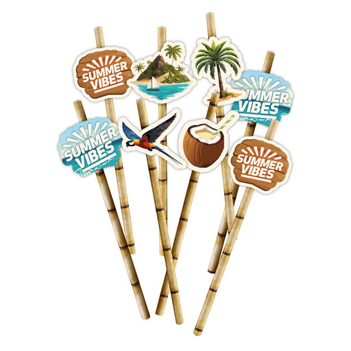 Papieren rietjes - Summer vibes