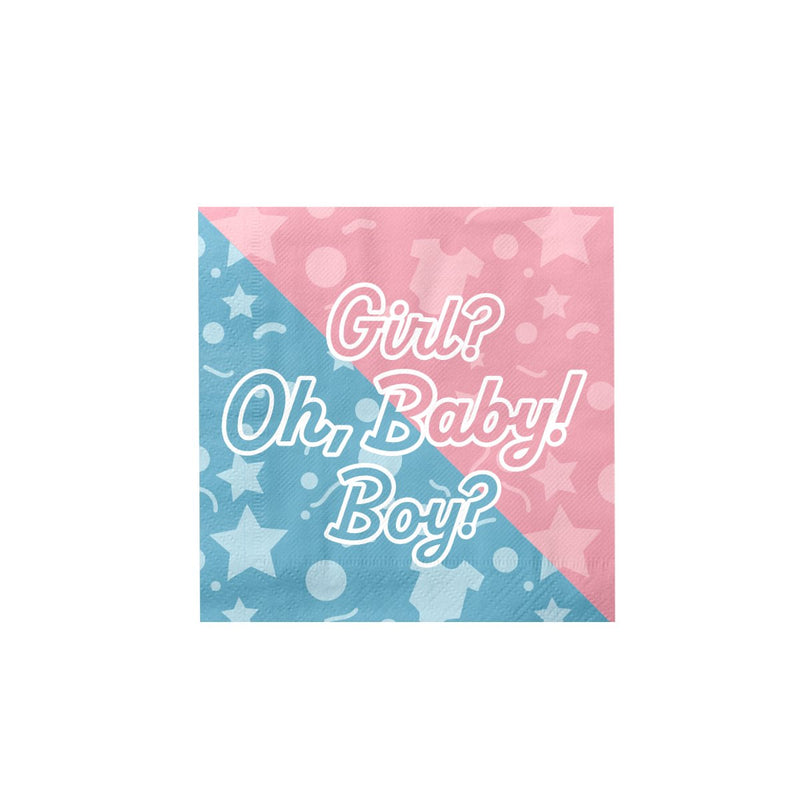 Servetten - Gender reveal