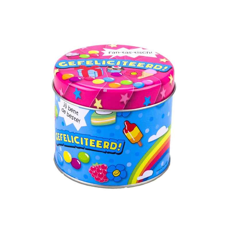Snoepblikje - Gefeliciteerd