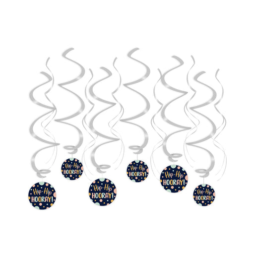 Swirl decoratie - Hip hip hooray