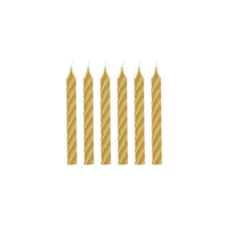 Taartkaarsje - goud