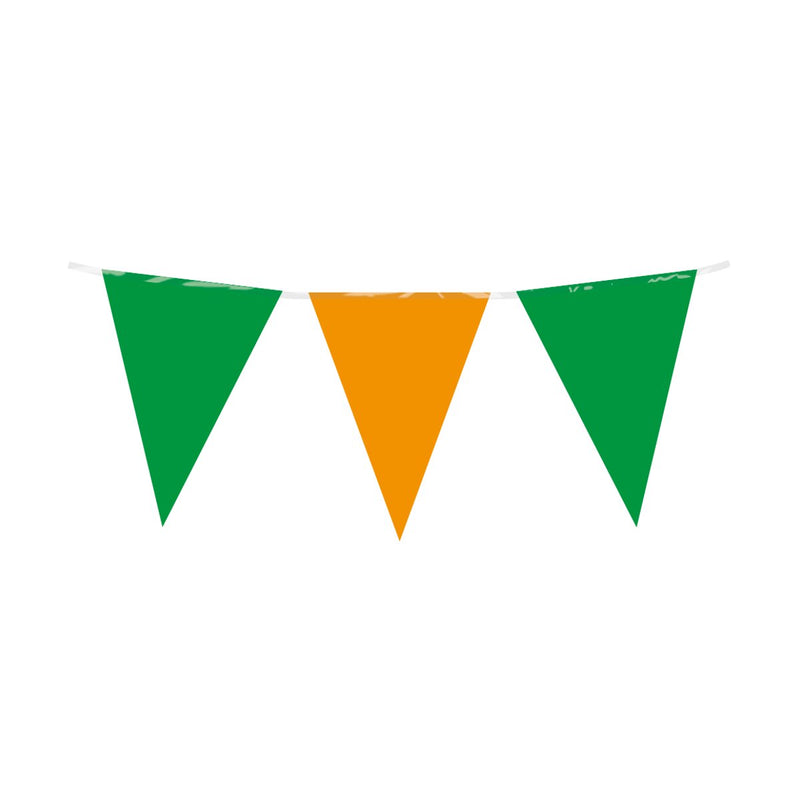 Vlaggenlijn PE - groen oranje