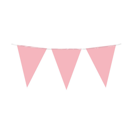 Vlaggenlijn PE - Pastel roze