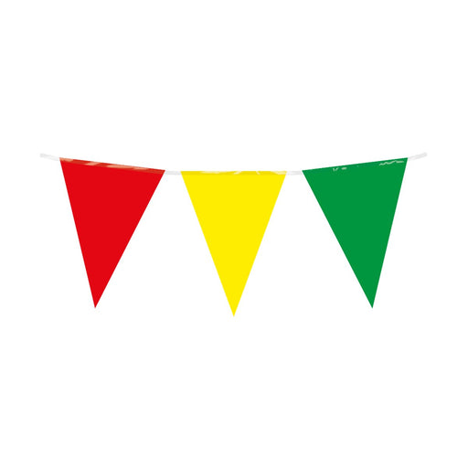 Vlaggenlijn PE - rood geel groen